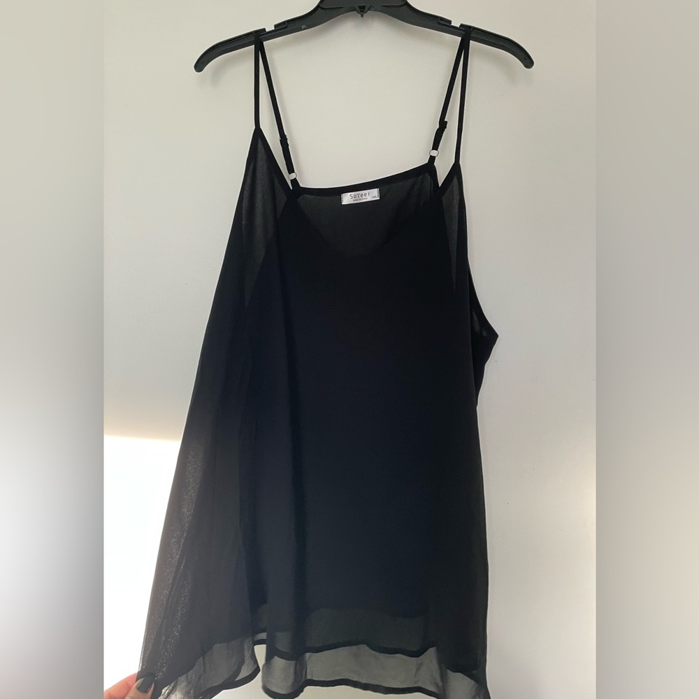 Black Blouse Tank